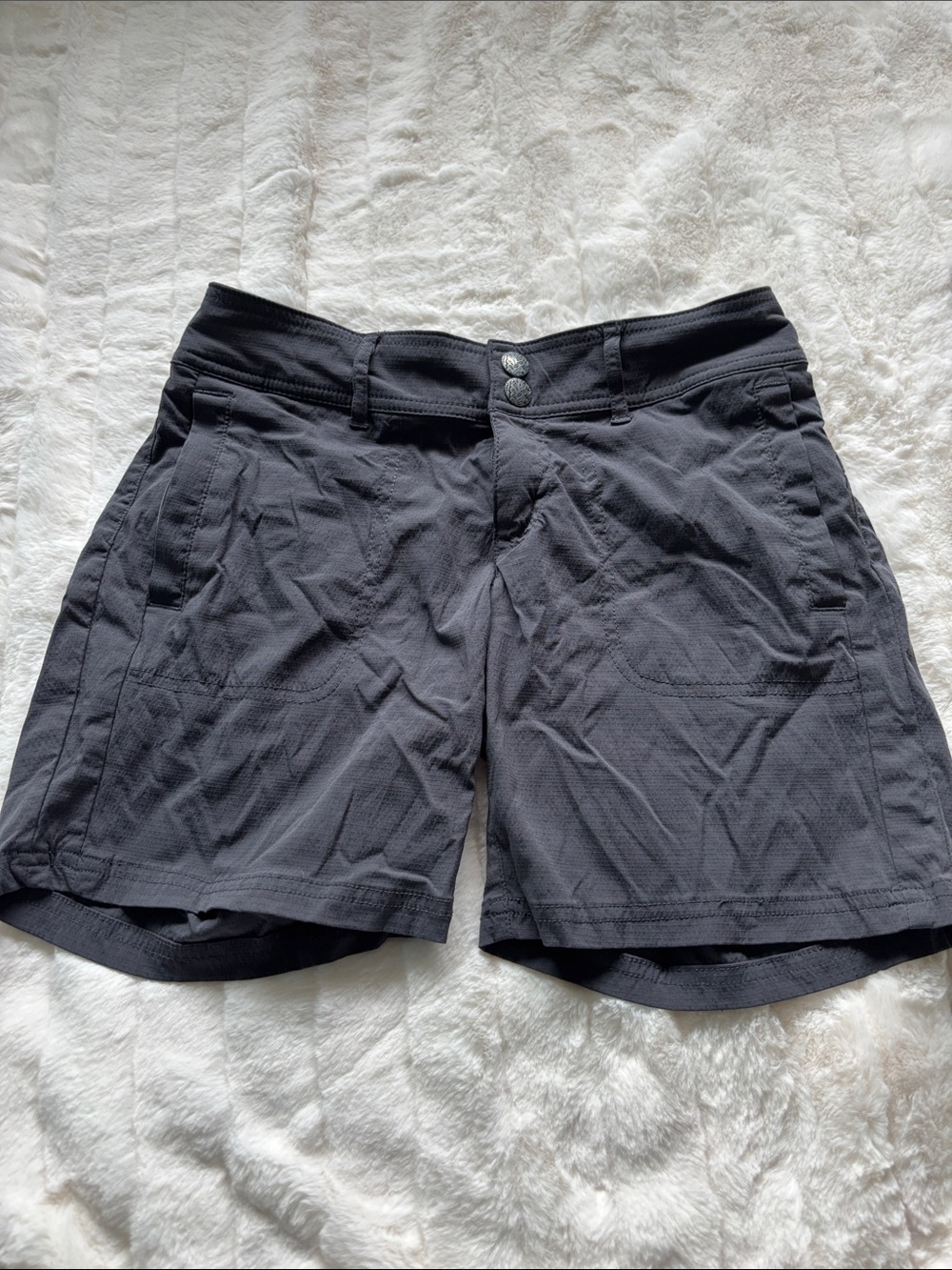 Prana Black Active Bermuda Shorts